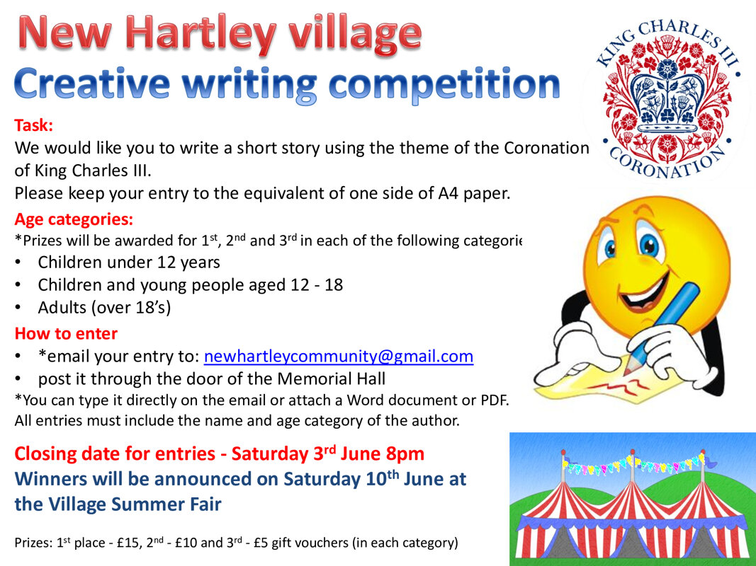 Image of New Hartley Creative Writing Competiton