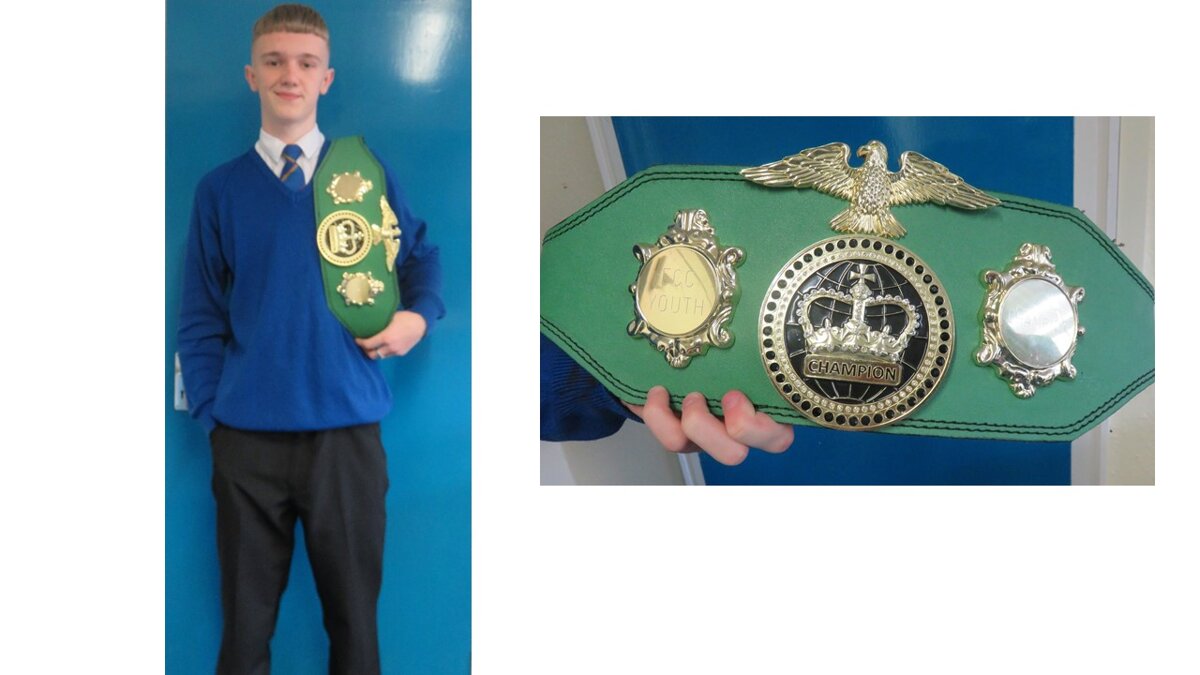 Image of SFCC Northern Boxing Champion - Bailey Gray