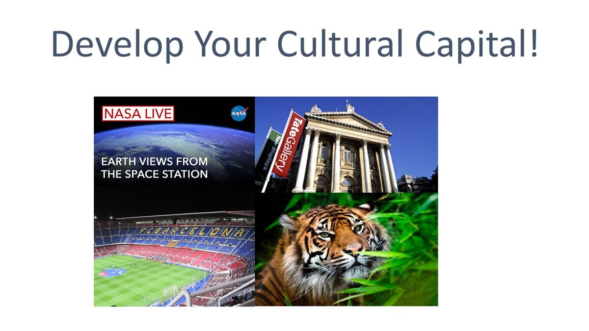Image of Develop your Cultural Capital during your #Stayathome