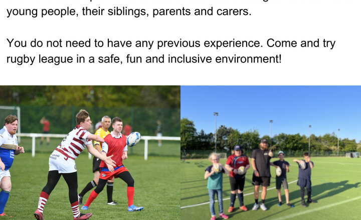 Image of Free Inclusive Rugby Session