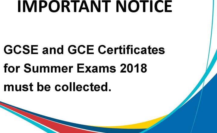 Image of Exam Certificate Collection