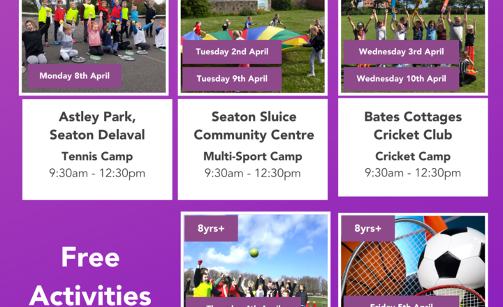 Image of Easter Holiday Activities in Seaton Valley - sign up and enjoy the fun!